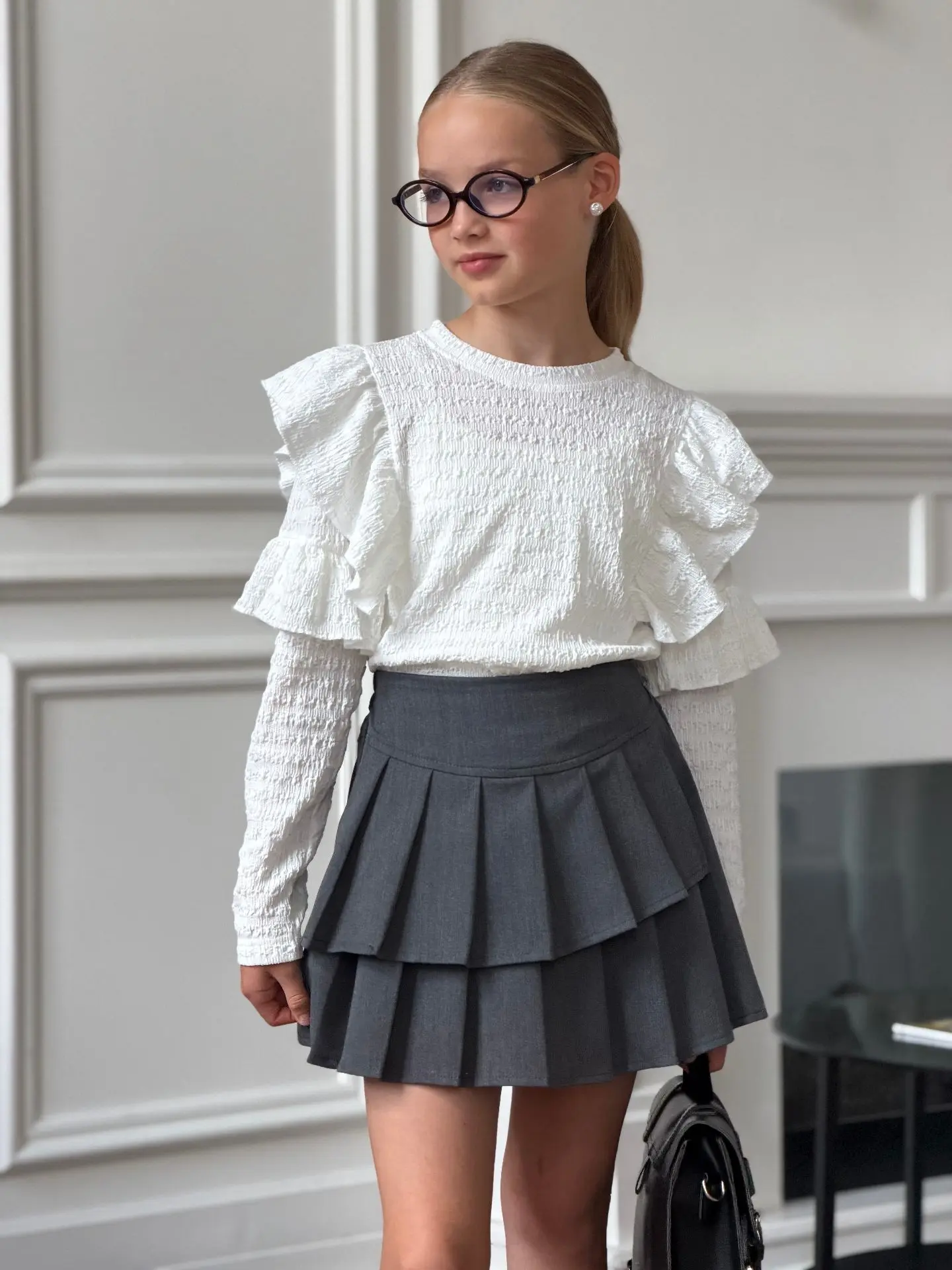 Блузка Locality Kids БЗ02/white - фото 3