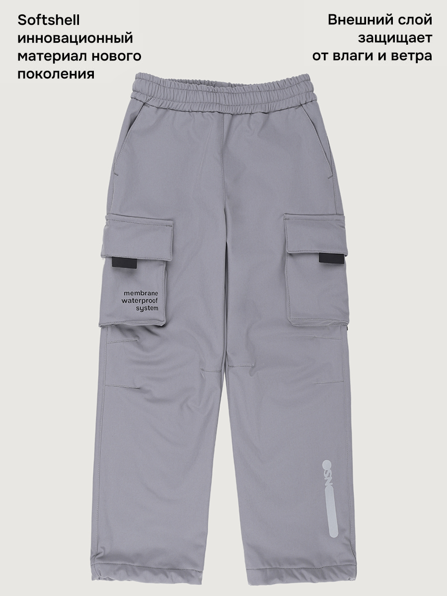 Брюки утепленный NIKASTYLE 2л16326 серый - фото 3