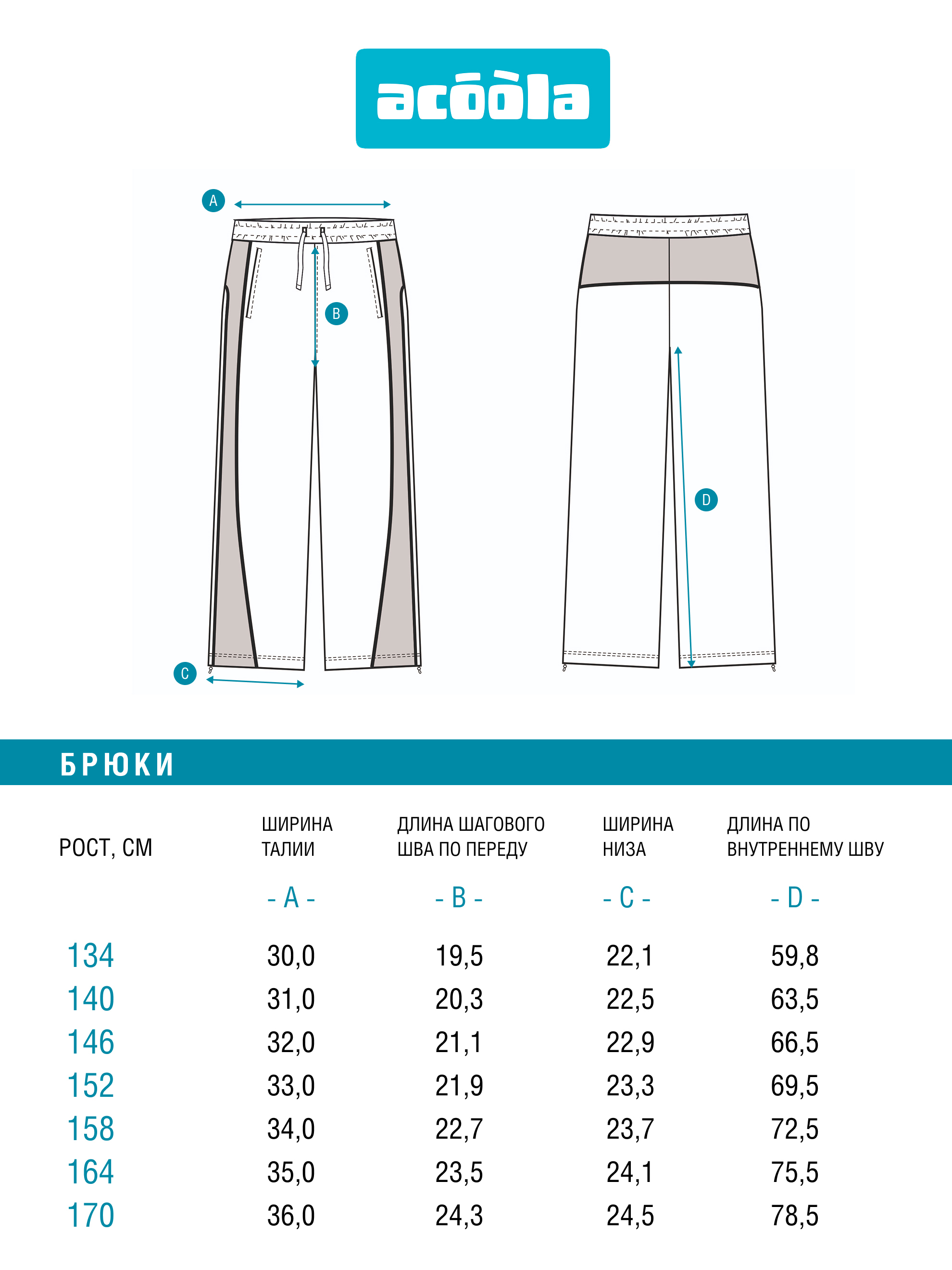Брюки Acoola 20110460125_0094457 - фото 9