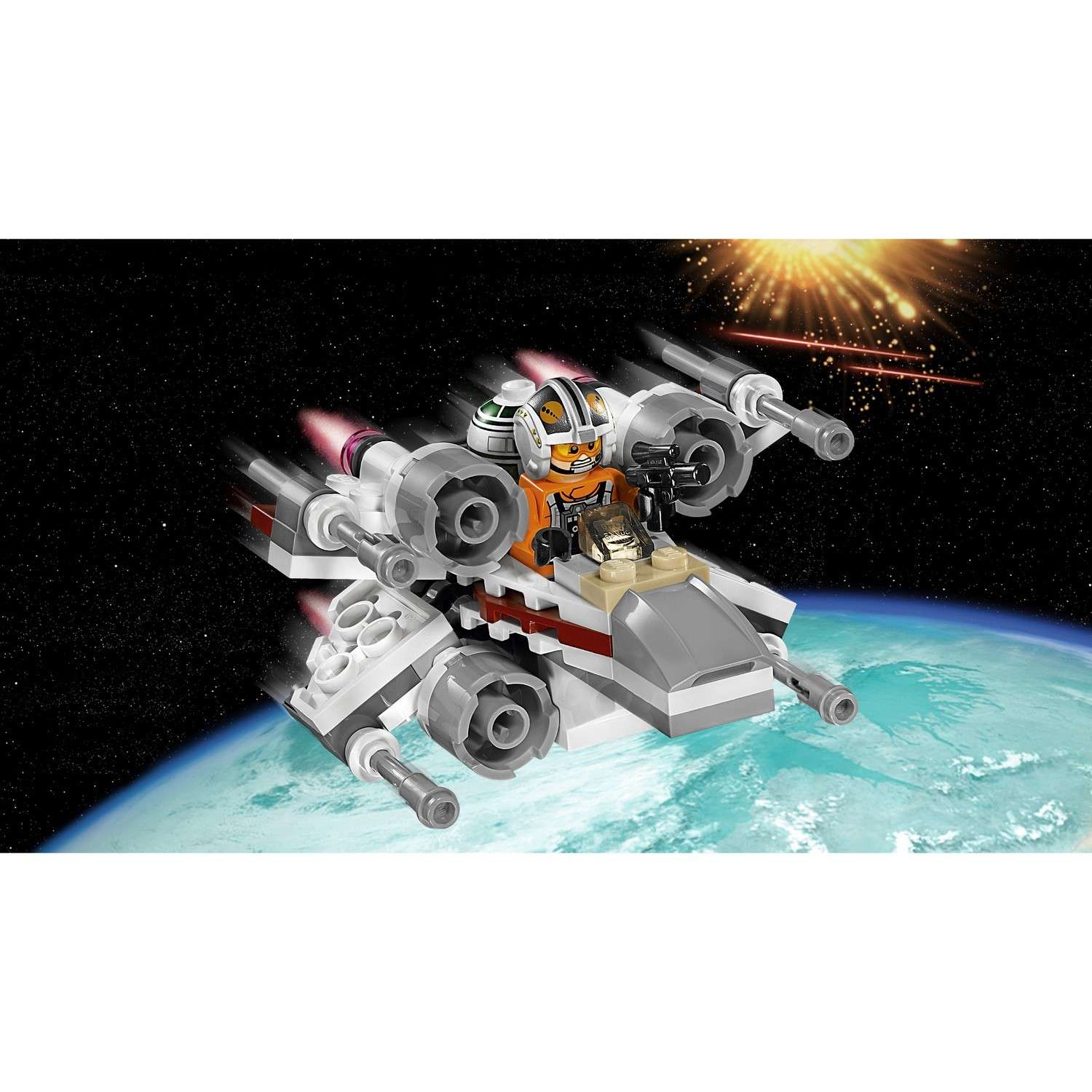 Конструктор LEGO Star Wars Истребитель X-wing блочный - фото 4