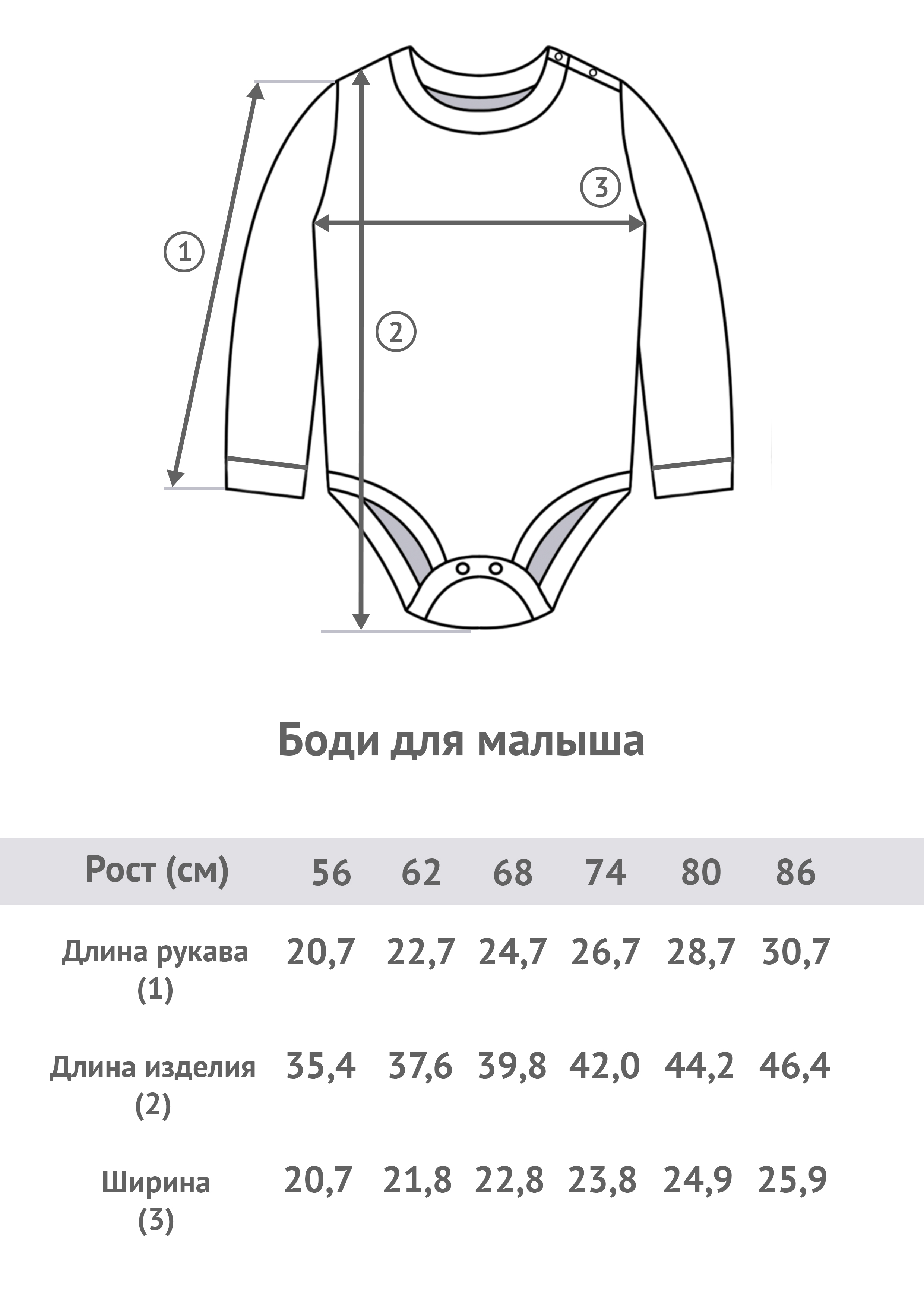 Боди 2 шт Лапушка 0242/1 - фото 4