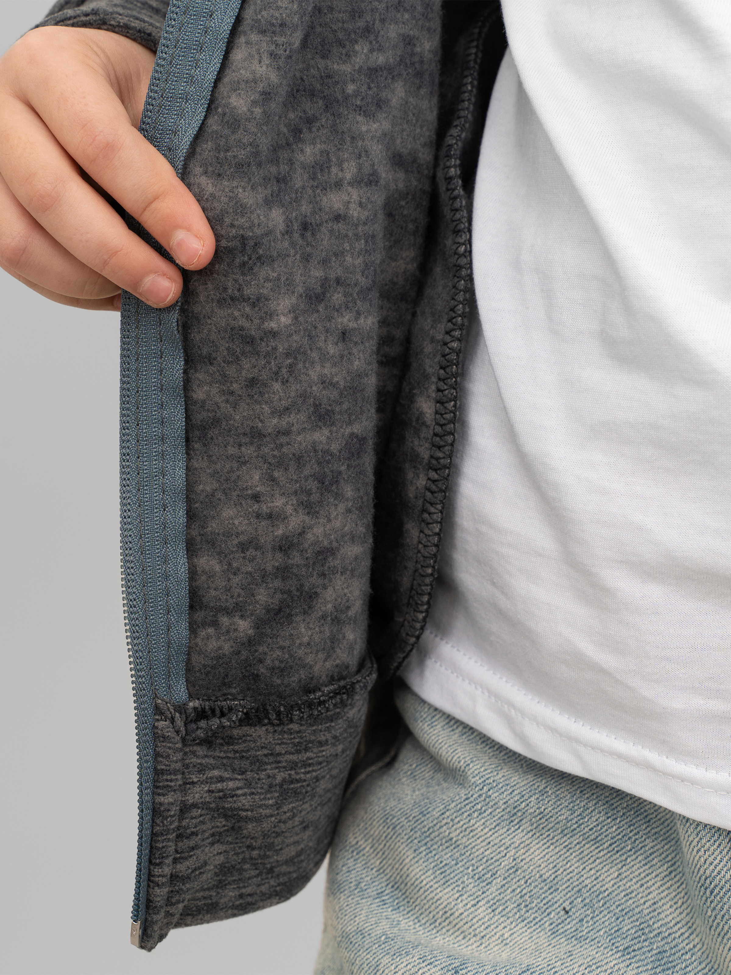 Толстовка ULTRA 689/1кт-Ул т.серый - фото 6