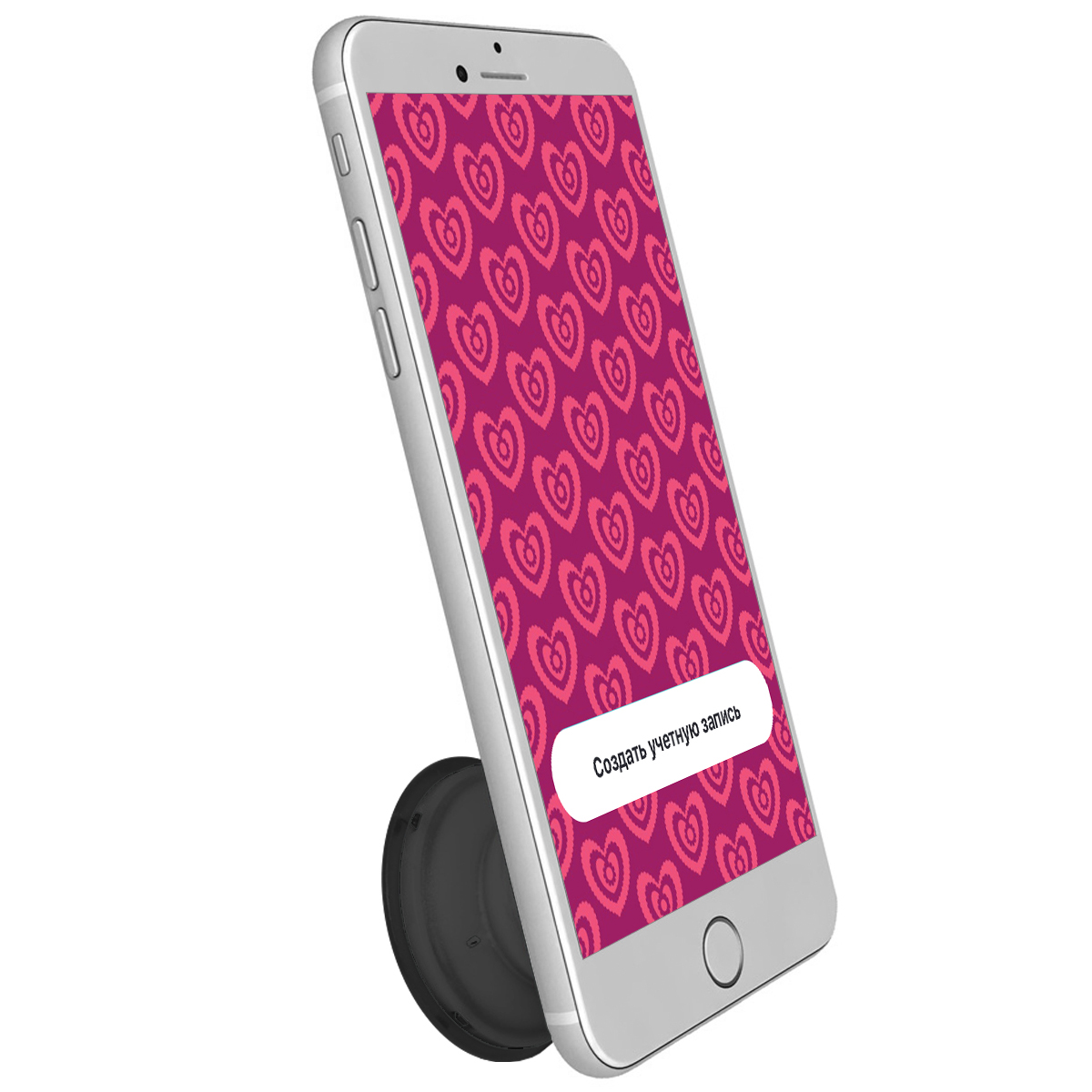 Держатель для телефона Krutoff Попсокет Кружевные Сердца - фото 5