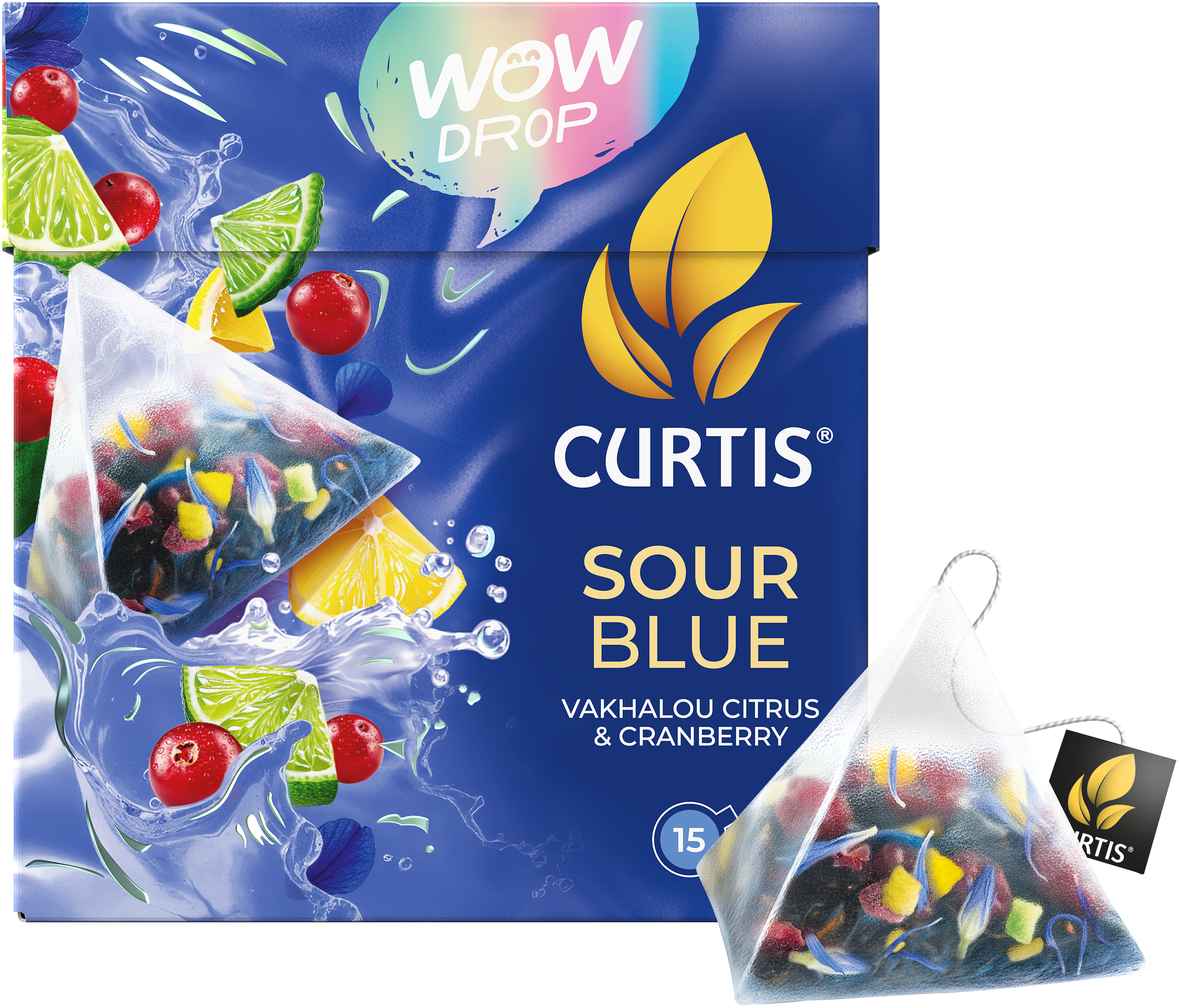 Чай в пакетиках Curtis Sour Blue - фото 7