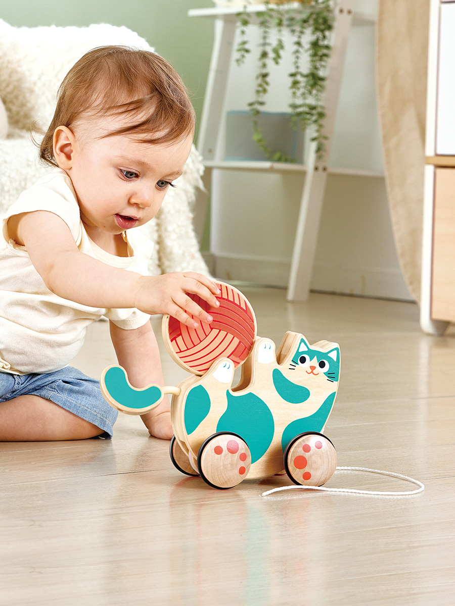Игрушка Hape каталка Котенок - фото 1