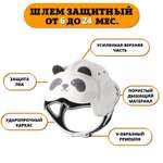 Шлем детский защитный Newone для малышей от падений Панда