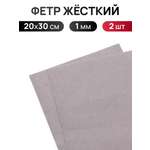 Фетр Айрис жесткий 1 мм 20х30см 2 шт