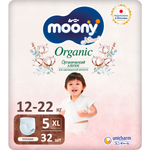 Трусики Moony Organic XL (12-22 кг) 32 шт.