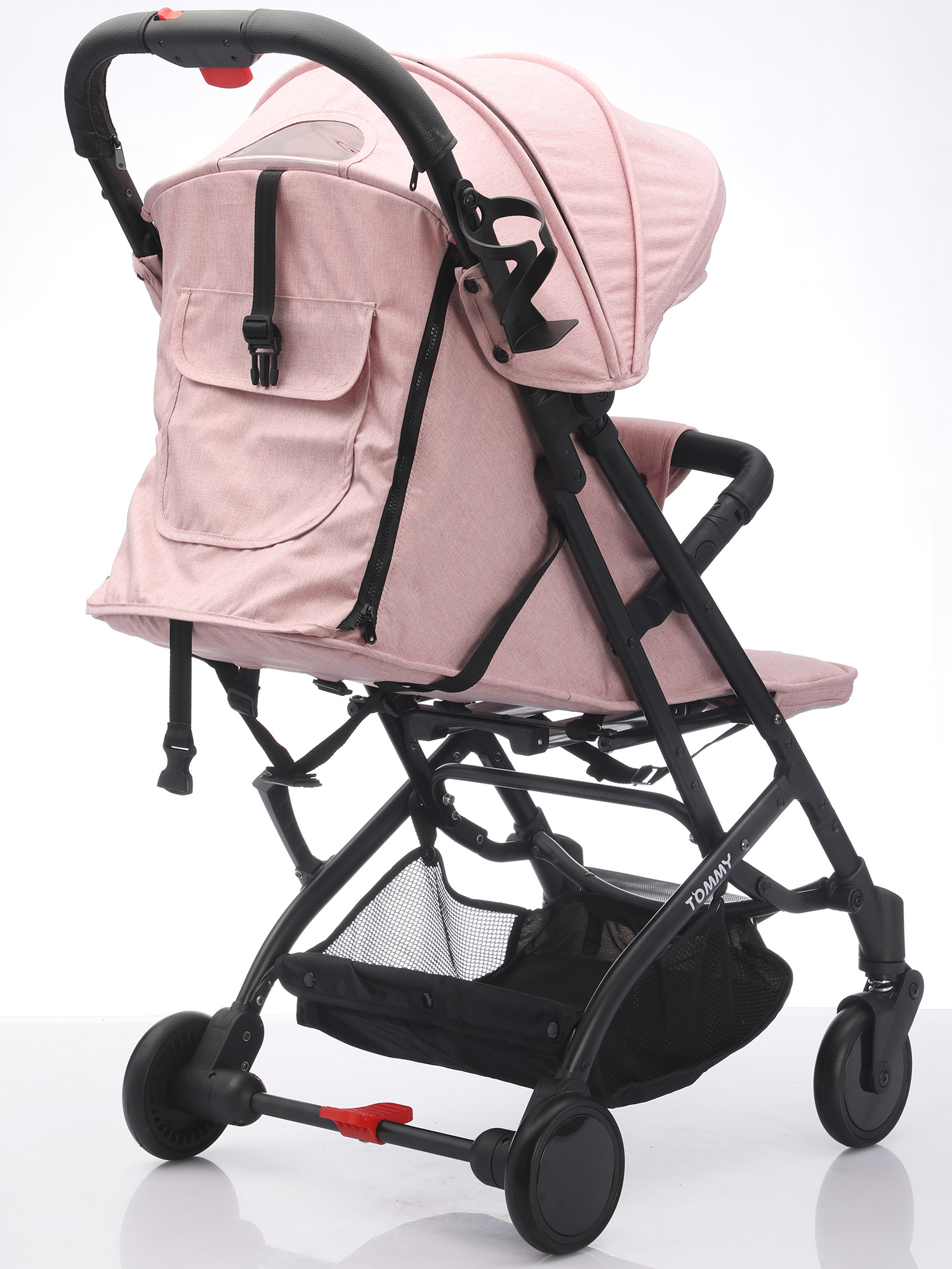 Коляска прогулочная TOMMY Trip розовый - фото 6