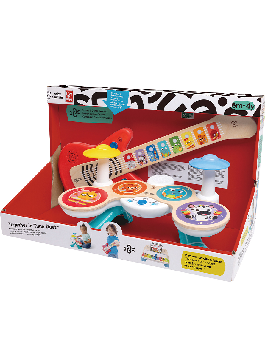 Игрушка музыкальная Hape барабаны, гитара - фото 10