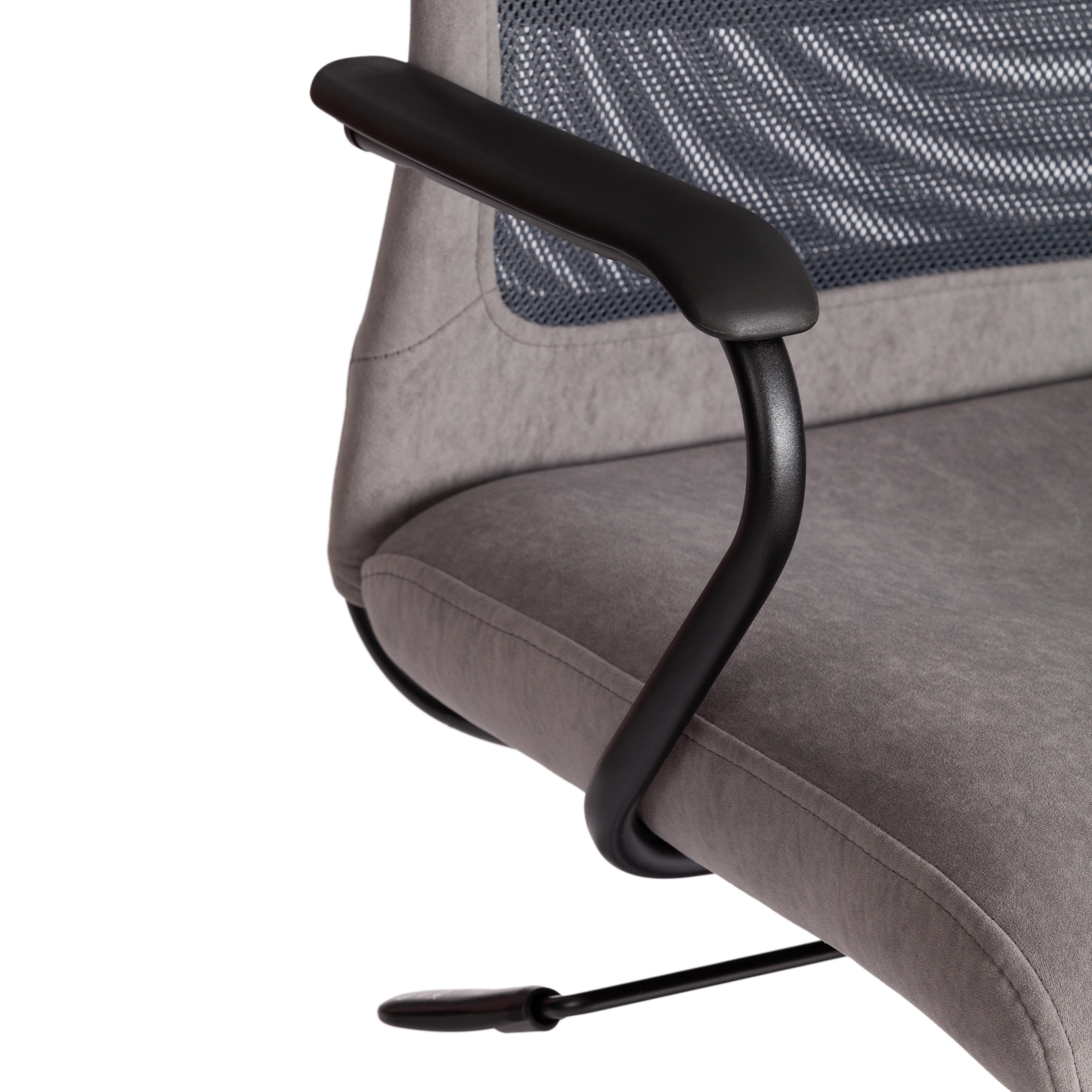 Компьютерное кресло TETCHAIR PROFIT (мп) флок/ткань серый - фото 8