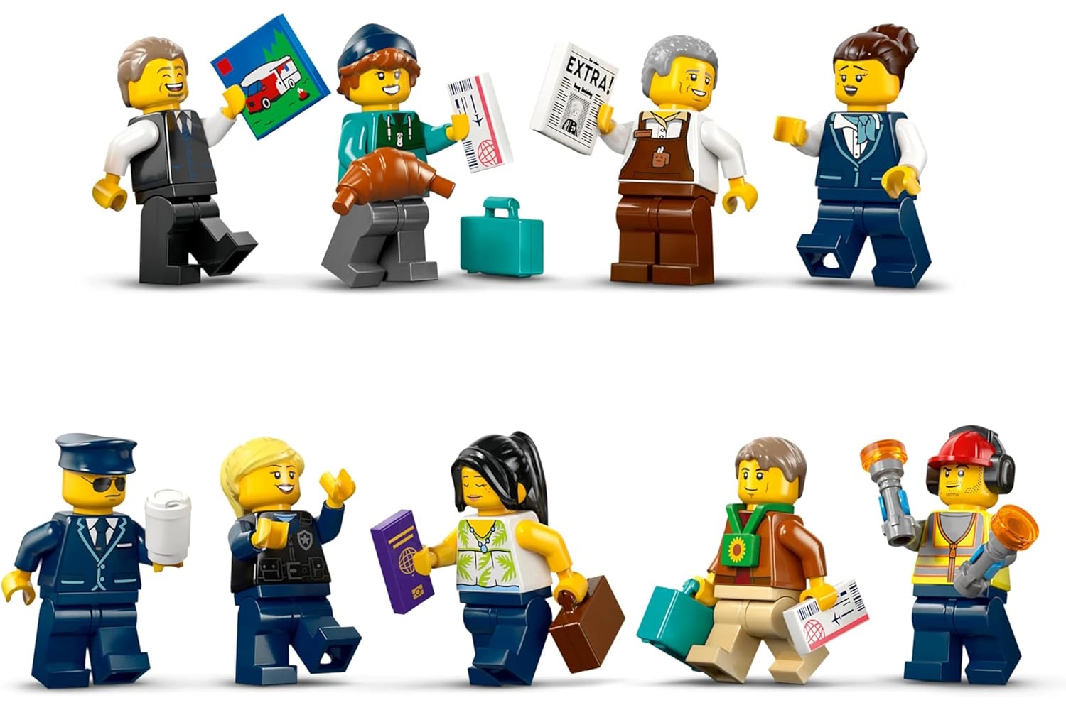 Конструктор LEGO City Аэропорт и самолет 887 дет. - фото 3