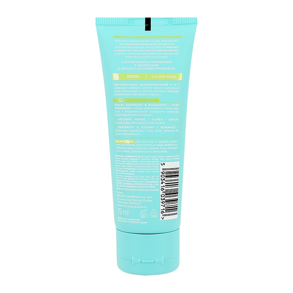 Скраб EVELINE Perfect skin acne 75 мл - фото 5
