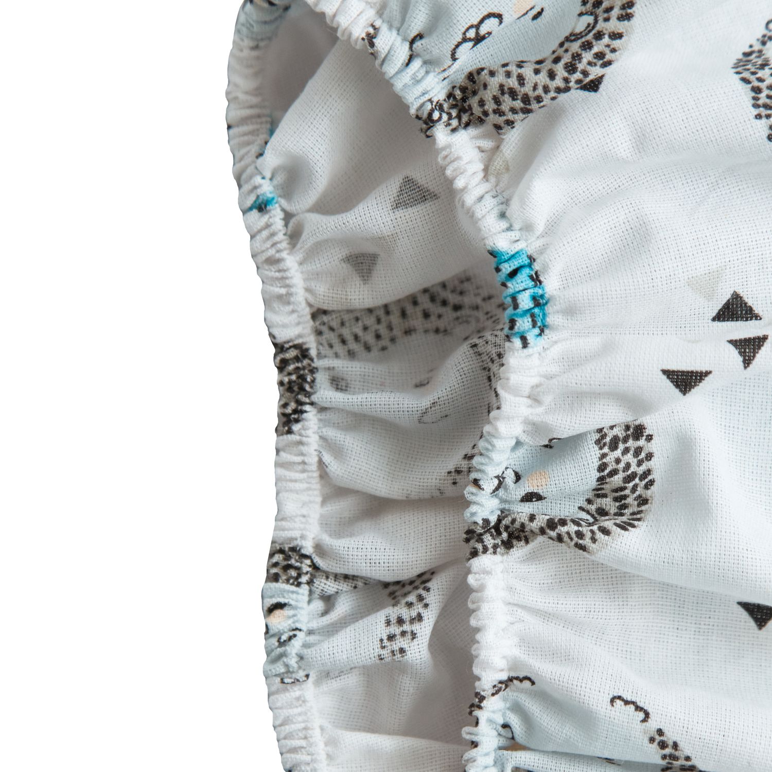 Простыня Amarobaby Ежики для круглой кровати, на резинке - фото 6