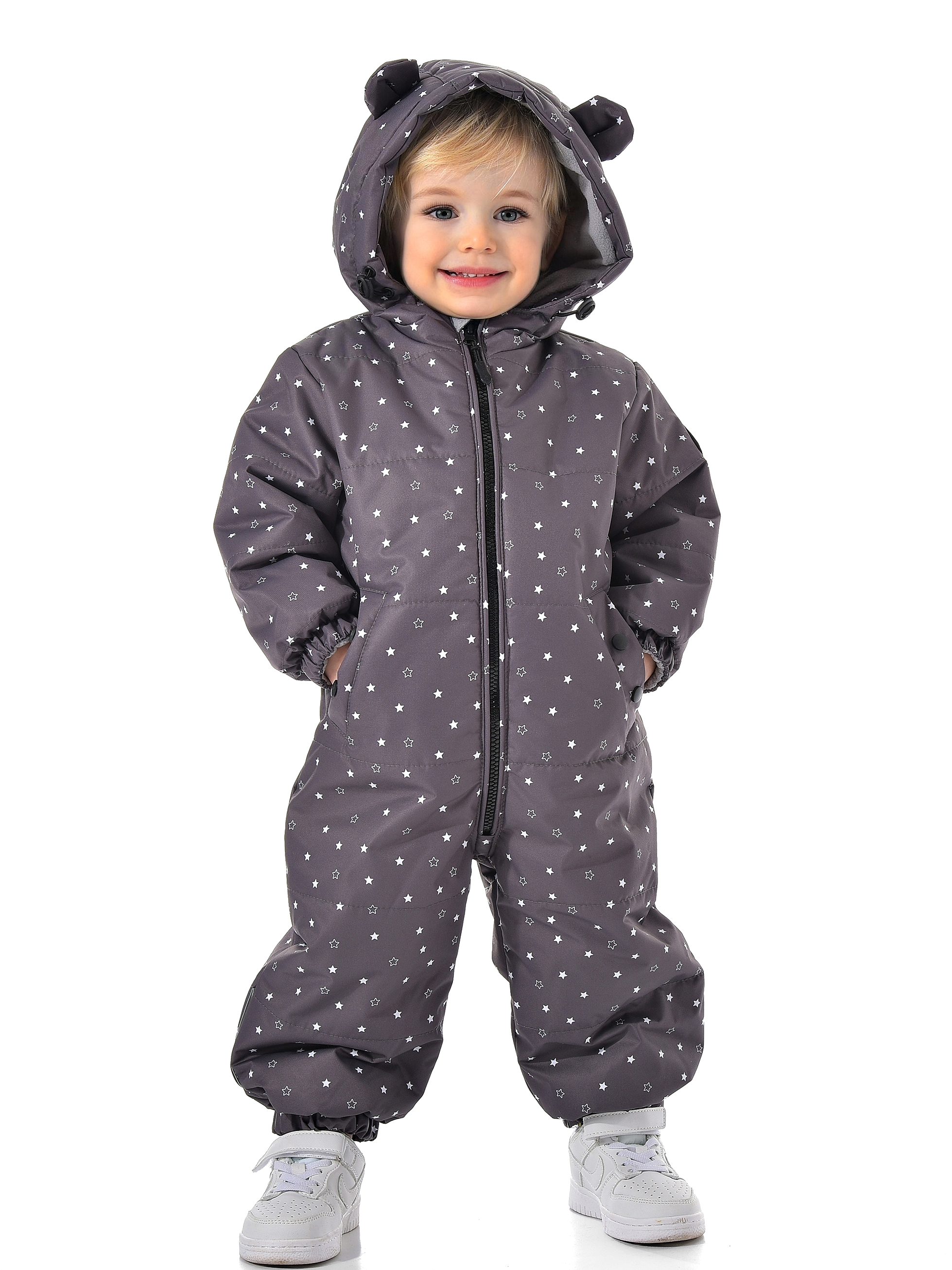 Комбинезон Rusland 924звездопад/т.серый - фото 2