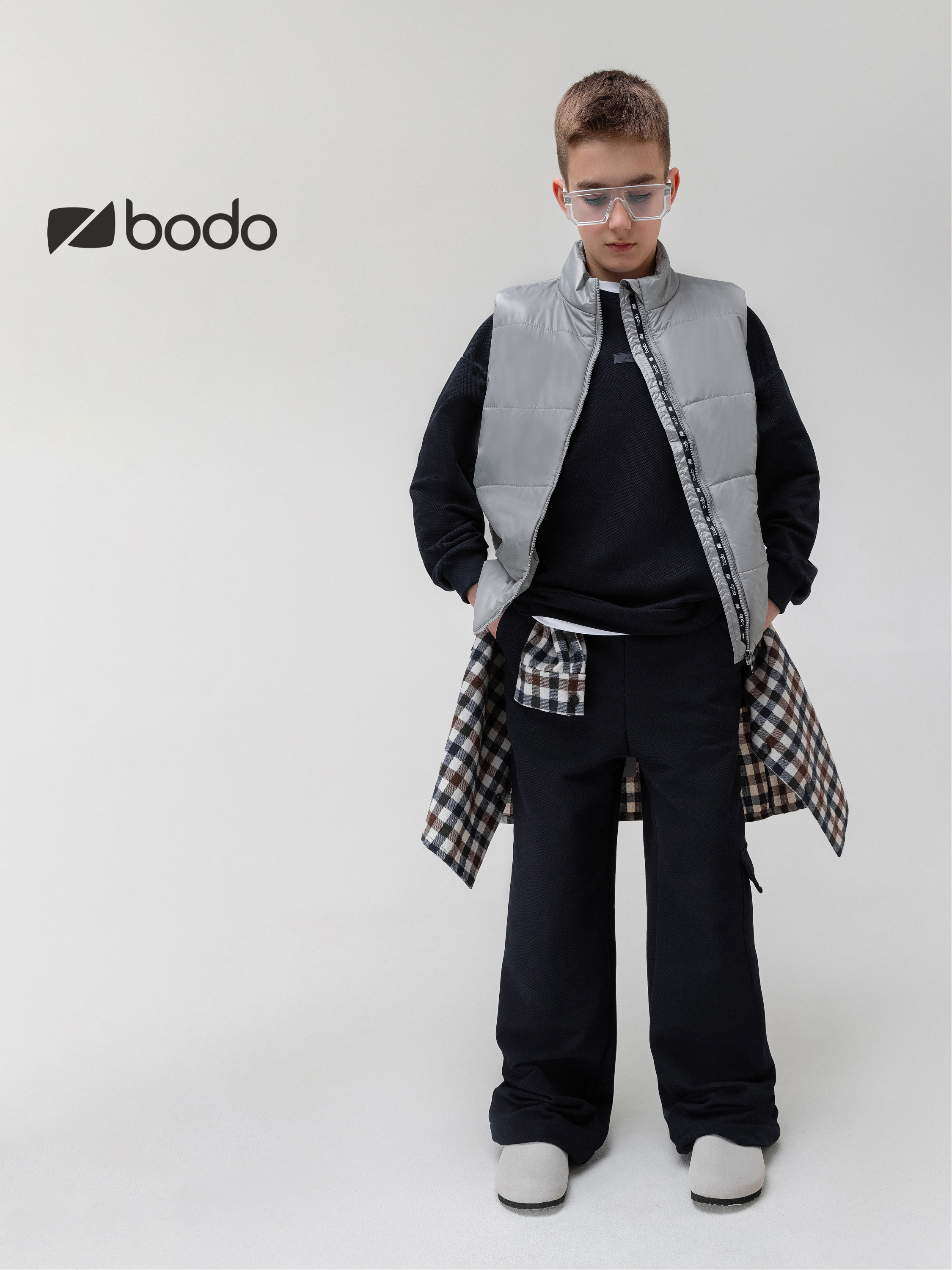 Жилет Bodo 41-10МU_серый - фото 4