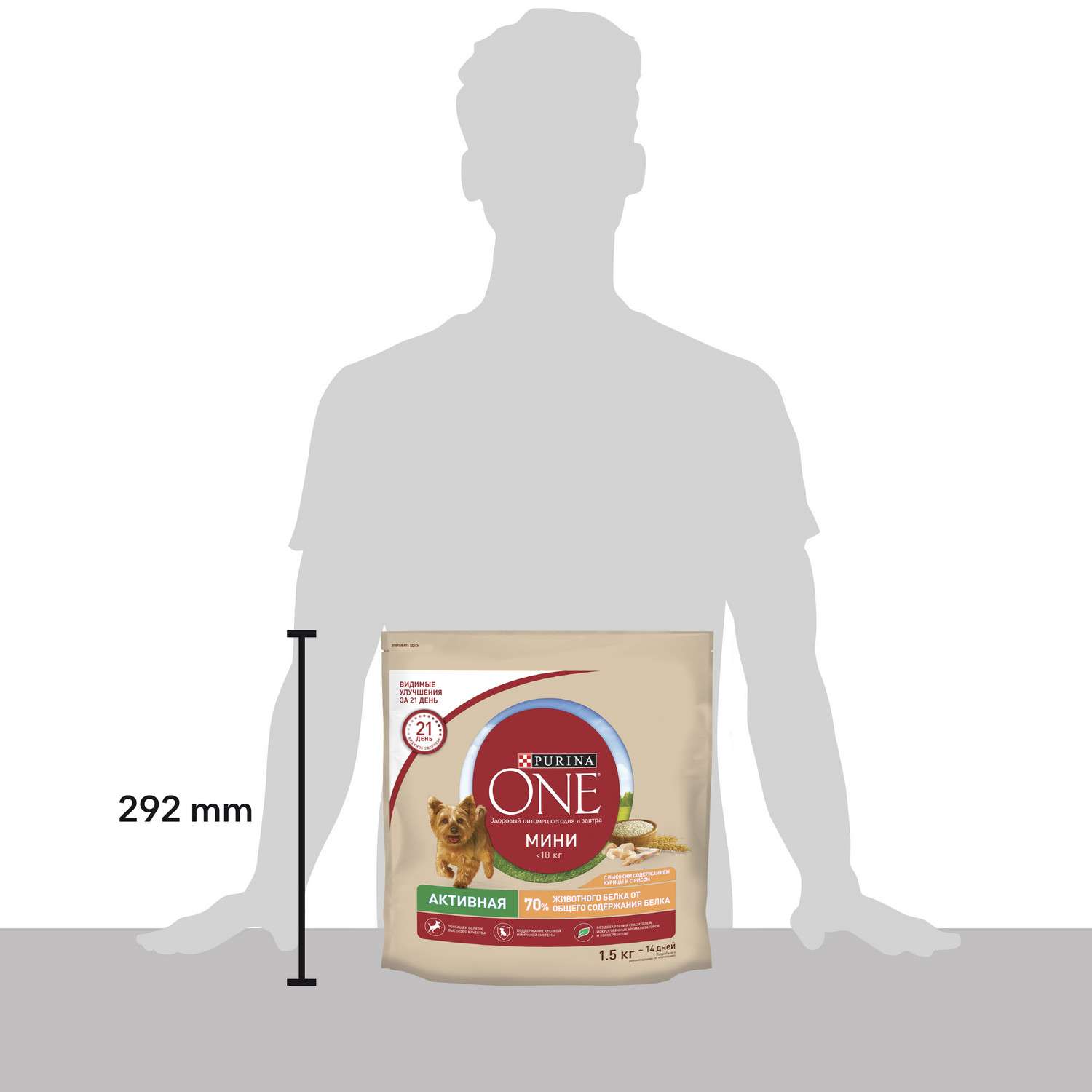 Корм для собак Purina One Mini Mini активных мелких пород курица-рис 1.5кг - фото 10