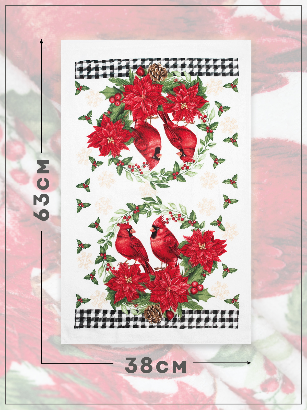 Комплект полотенец кухонных Wellness Кардинал Набор_3 - фото 3