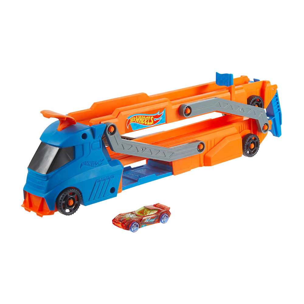 Игровой набор Hot Wheels Speed Track Transporter HYT83 HYT83 - фото 2