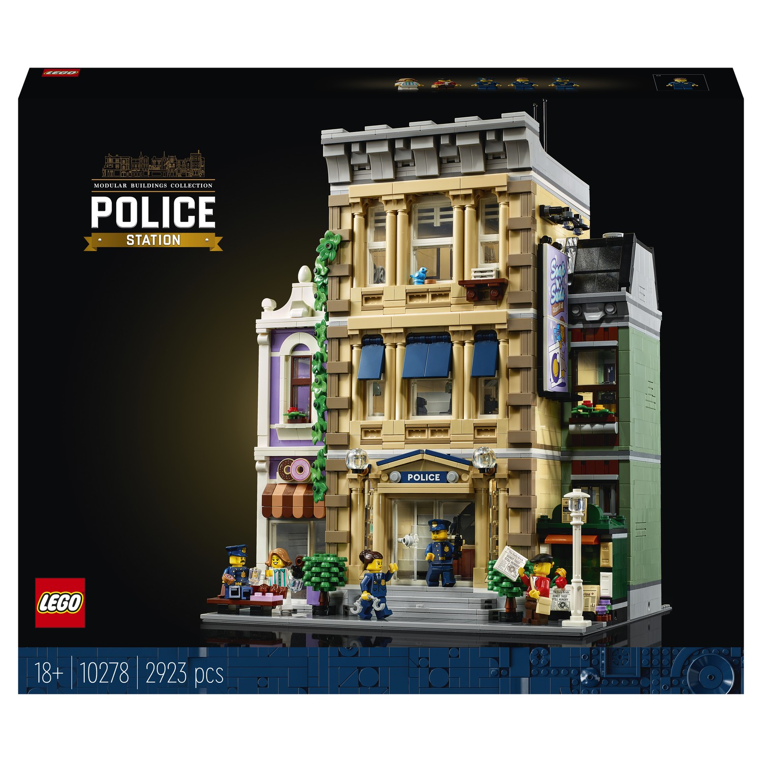 Конструктор LEGO Icons Полицейский участок блочный - фото 2