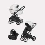 Коляска 3в1 Riko Basic Montana Ecco белый