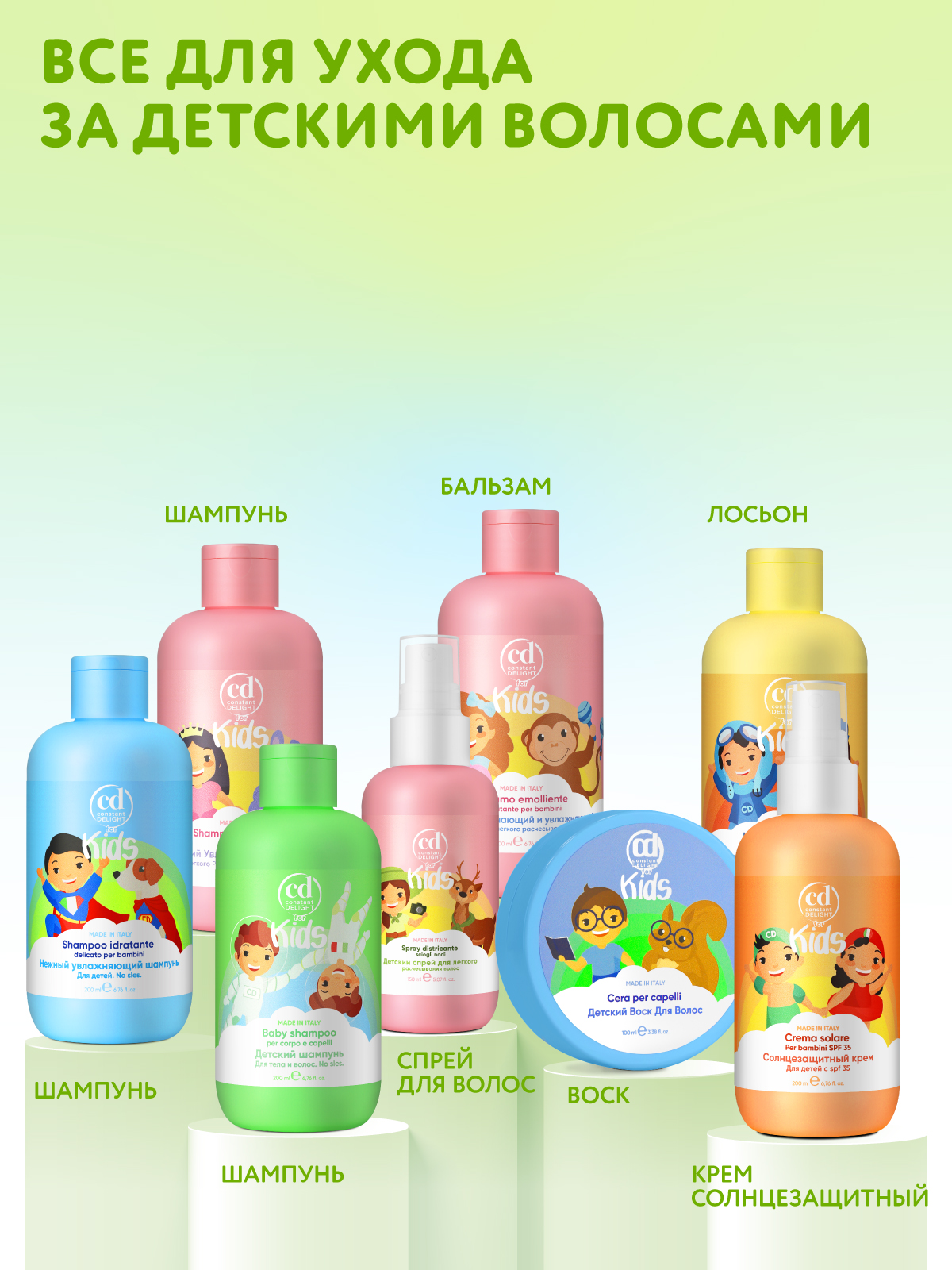 Шампунь Constant Delight For Kids для волос и тела 200 мл 1 шт. - фото 6