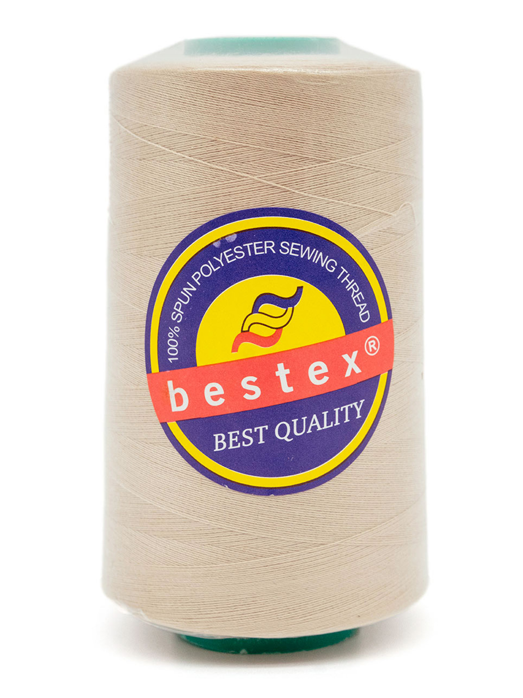Нитки Bestex 40/2 5000 ярд 1 шт 230 светлый бежевый пепел - фото 10