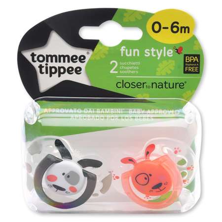 Пустышка Tommee tippee от 0 мес. 2 шт.