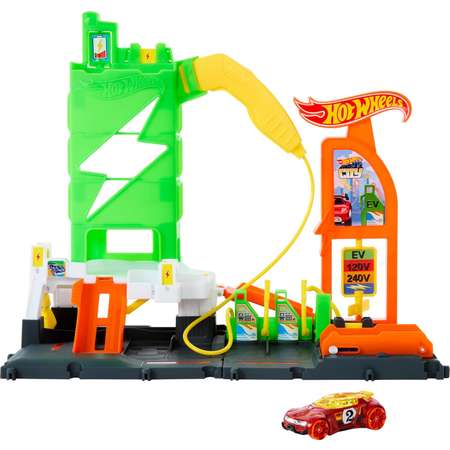 Гараж Hot Wheels зарядочная станция