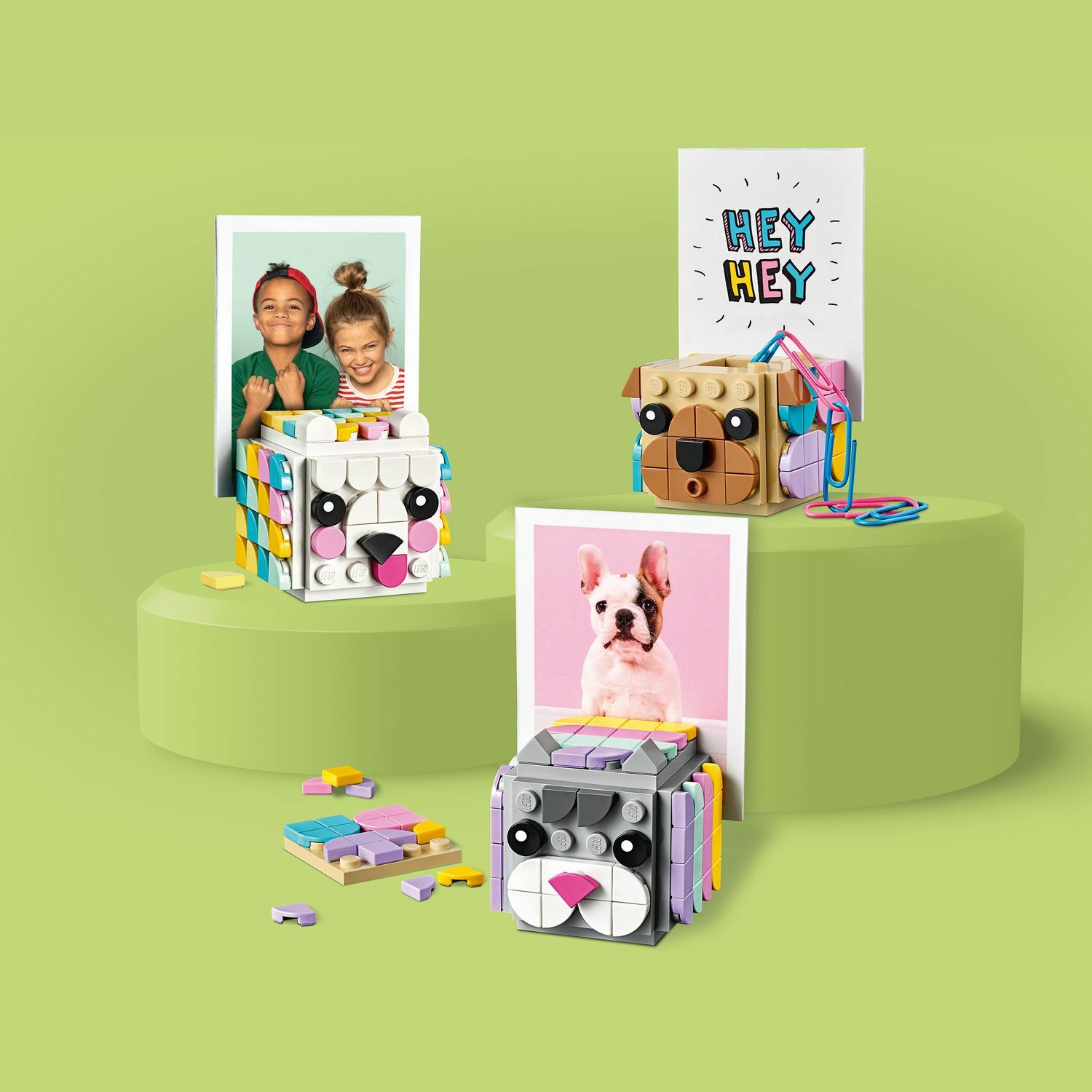 Конструктор LEGO DOTS Подставки для фото Животные - фото 9