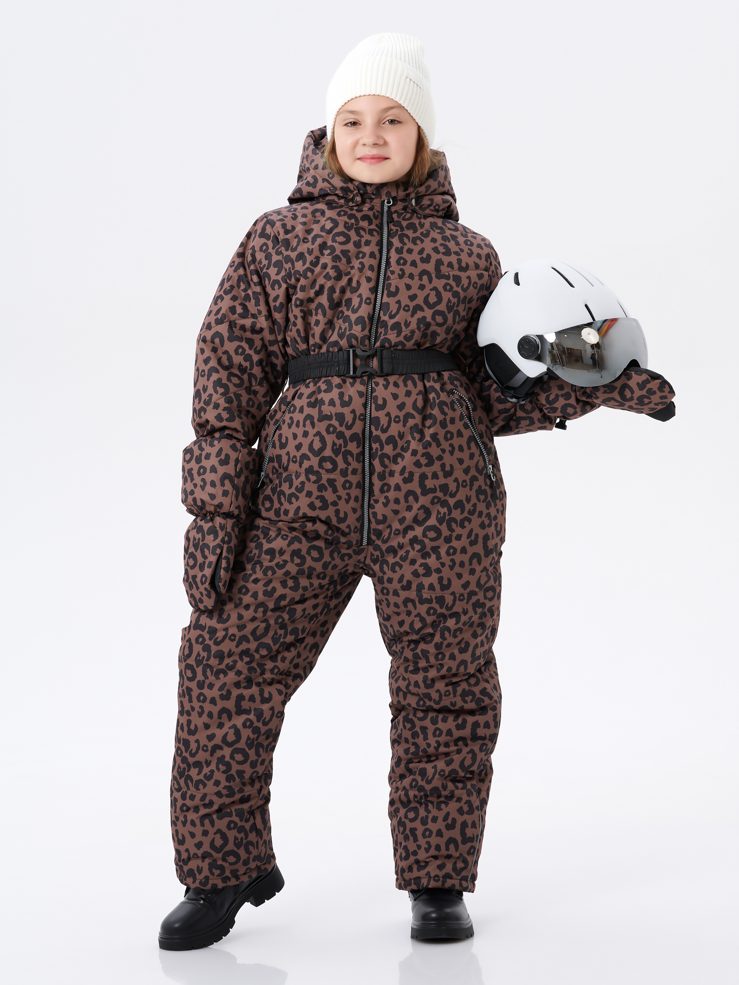 Комбинезон КрутышОк Т-068 коричневый, черный - фото 15