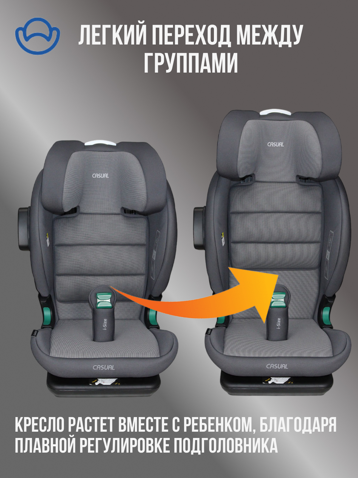 Автокресло Casual Classfix Pro Isofix 2/3 (15-36 кг) - фото 12