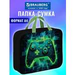 Папка для тетрадей Brauberg неоновый геймпад А4