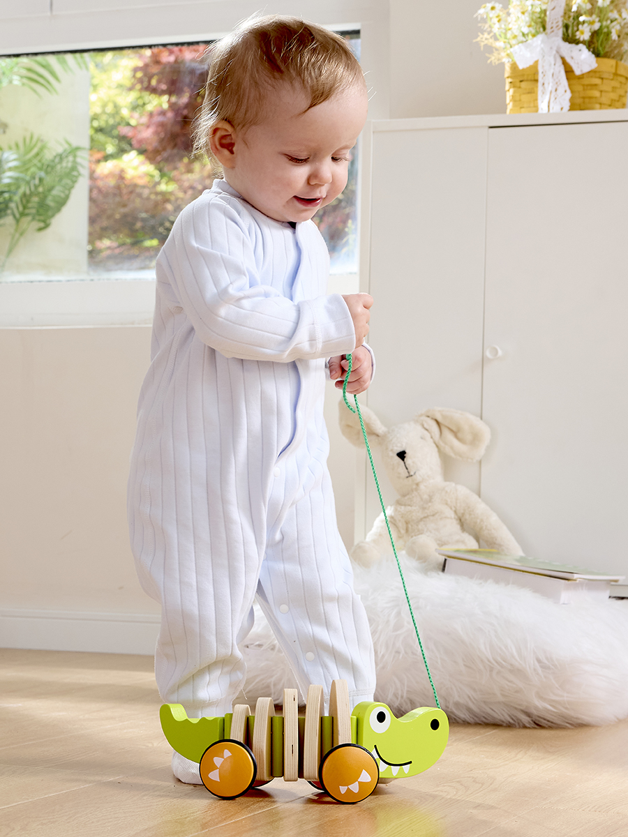 Игрушка Hape каталка Крокодил - фото 4