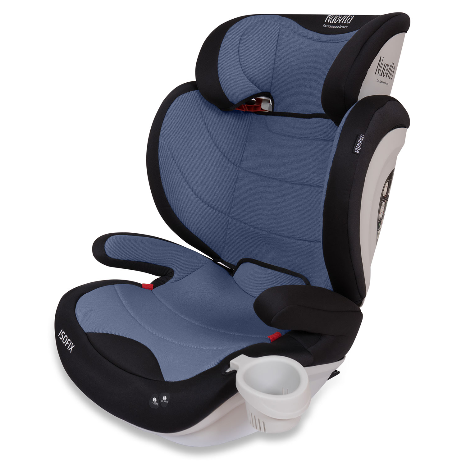 Автокресло Nuovita Isofix 2/3 (15-36 кг) бирюзовый - фото 1