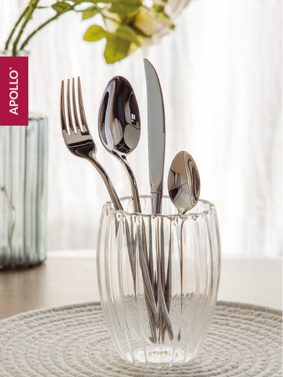 Набор столовых приборов APOLLO 24 предмета - фото 4