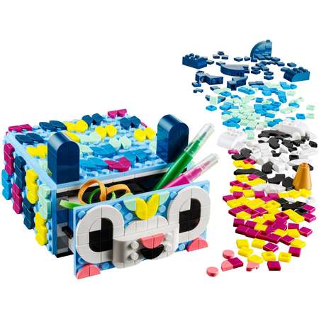 Конструктор LEGO DOTS Creative Animal Drawer блочный