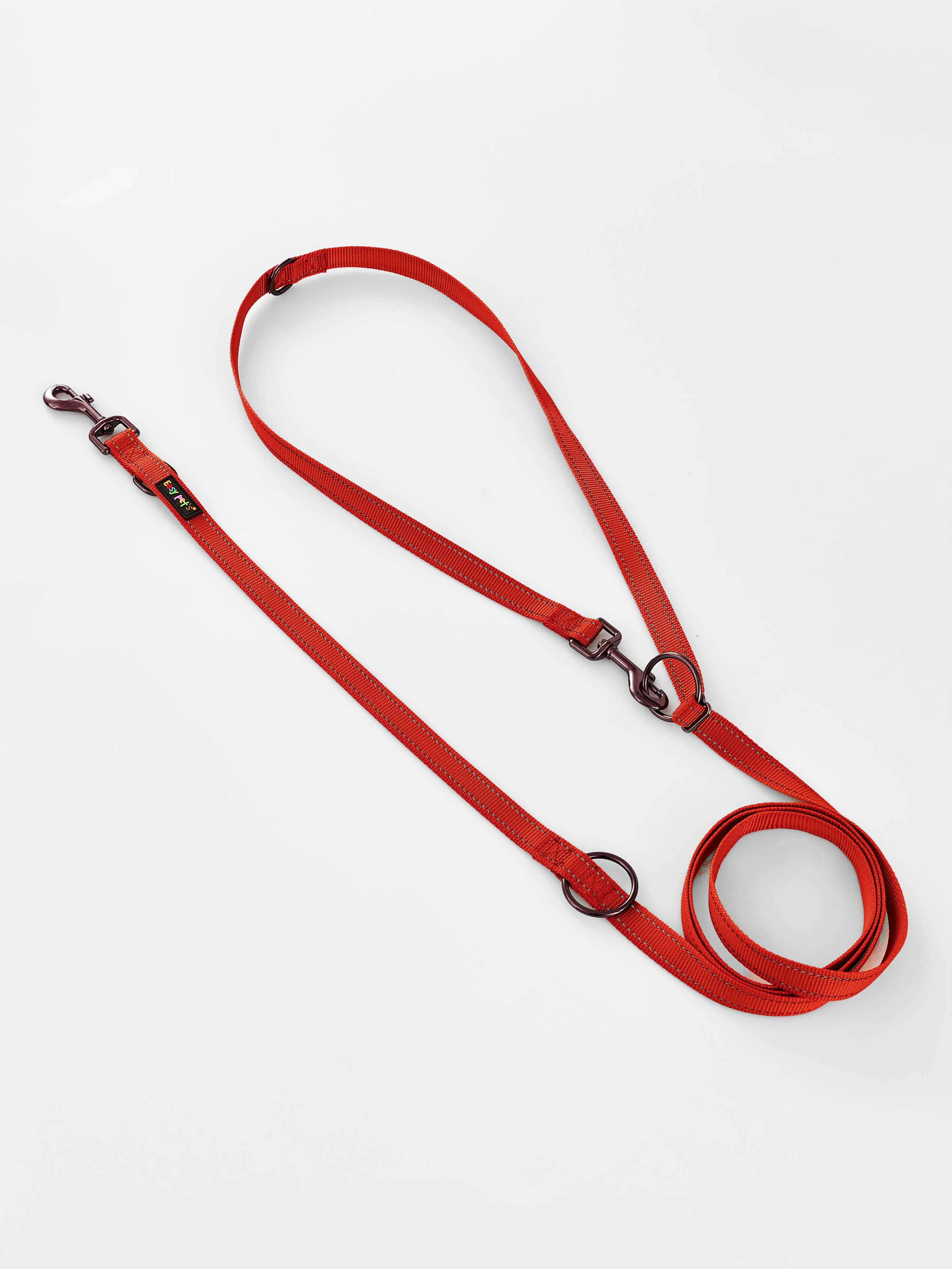 Поводок перестежка для собак Easy Pets 324 цвет Красный р-р S 1см 300см - фото 12