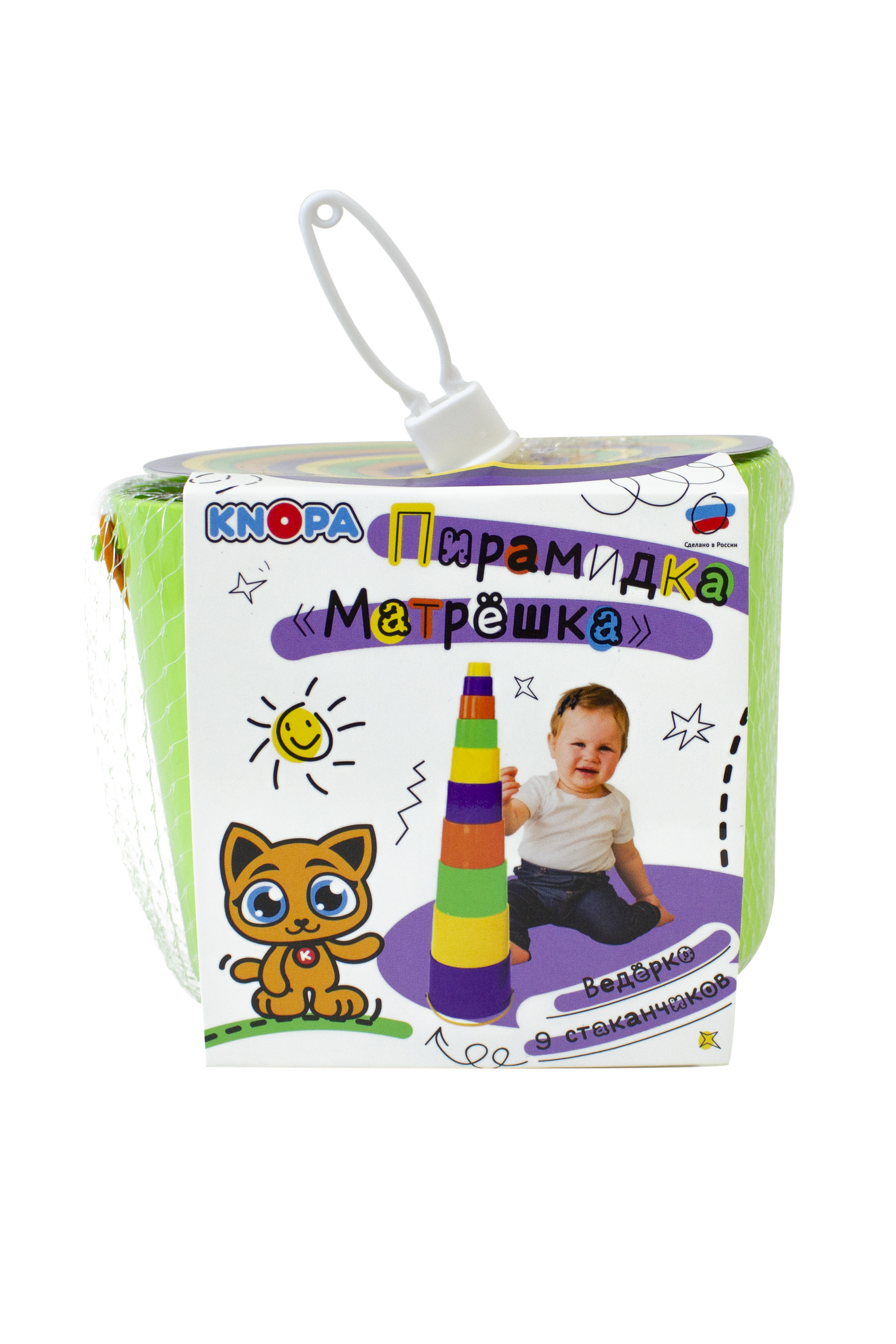 Игрушка КНОПА пирамидка - фото 4