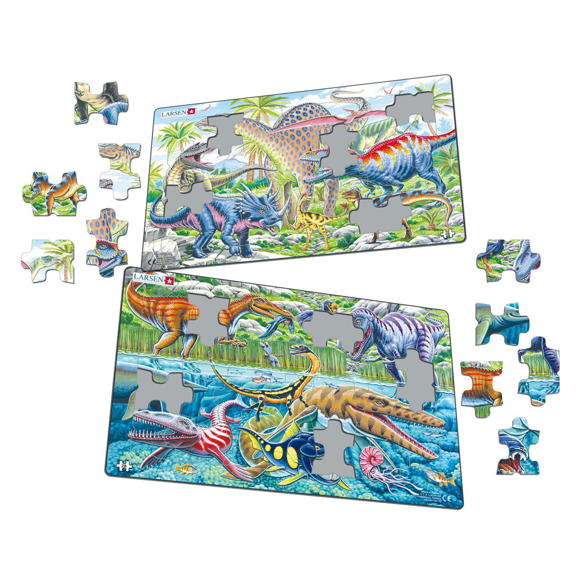 Пазл Larsen набор, 2 шт классический - фото 2