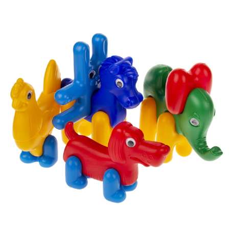 Конструктор Colorplast Зоо-Логика зверюшки сборная игровая модель