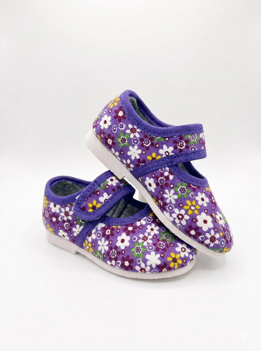 Тапочки UTA HOME 107/цветы_сиреневый - фото 1