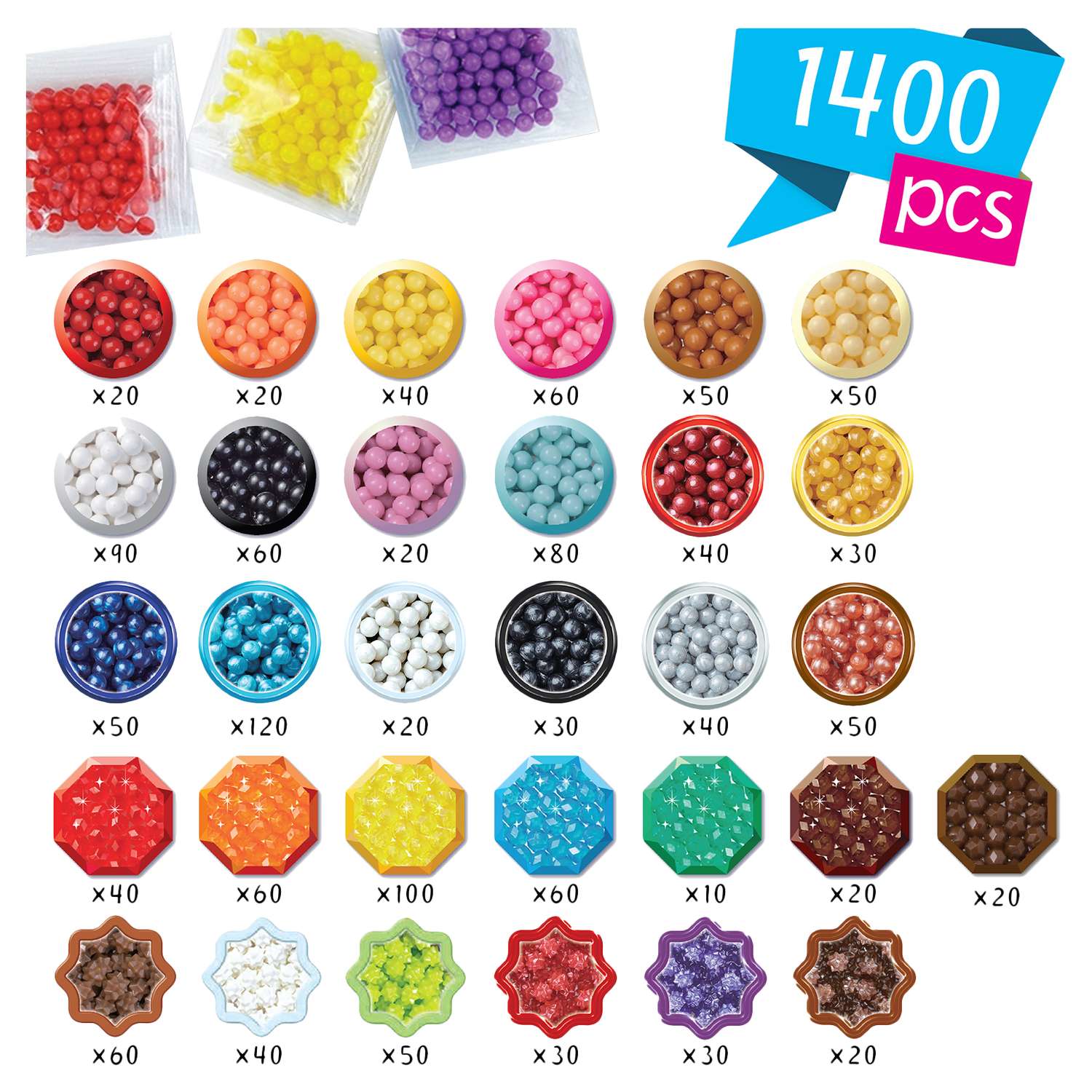 Аквамозаика Aquabeads Изумительные брелоки - фото 7