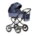 Коляска 2в1 Indigo BARBARA Classic 01 синий