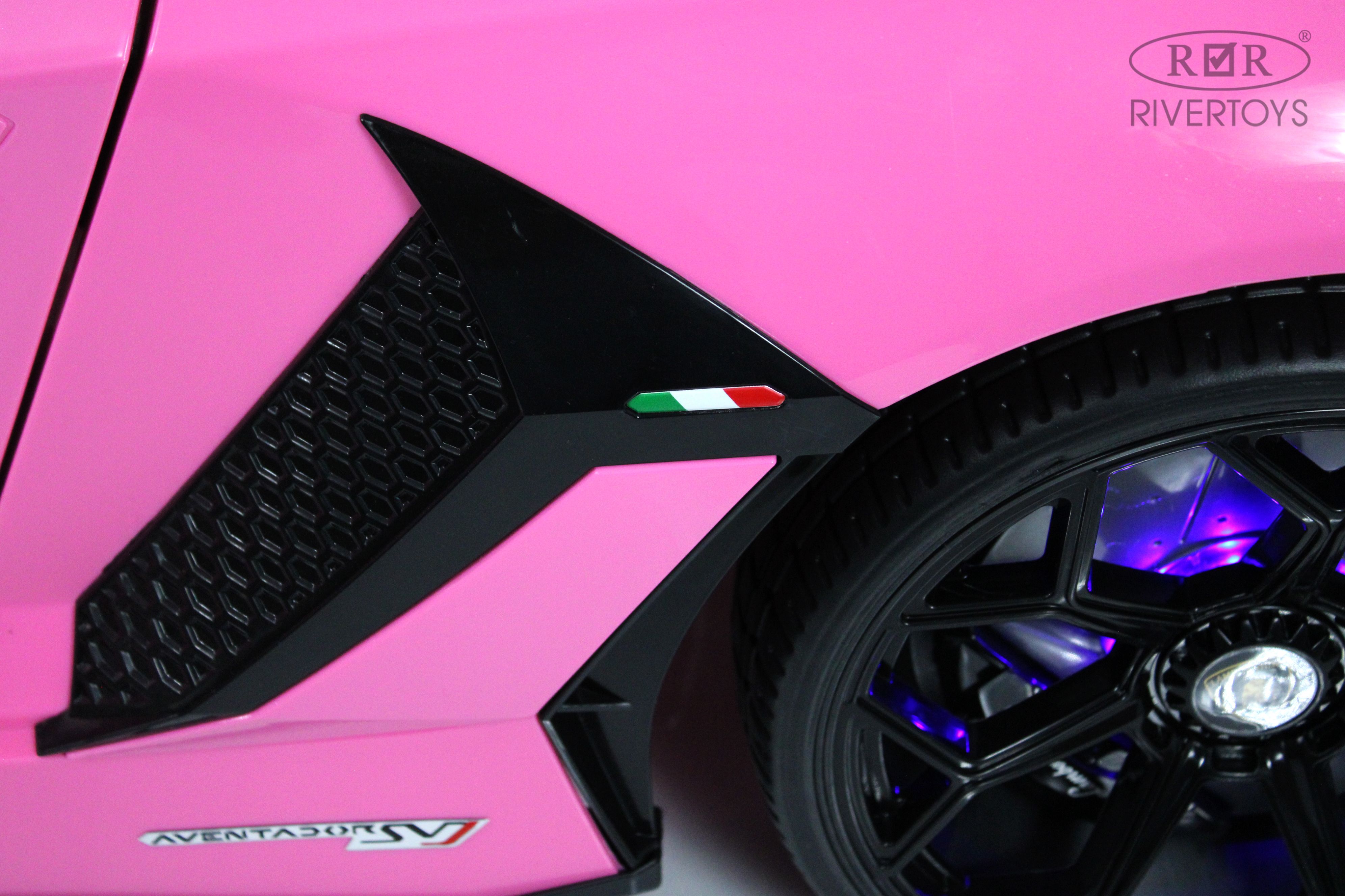Электромобиль RIVERTOYS A111MP-PINK С пультом ДУ - фото 16