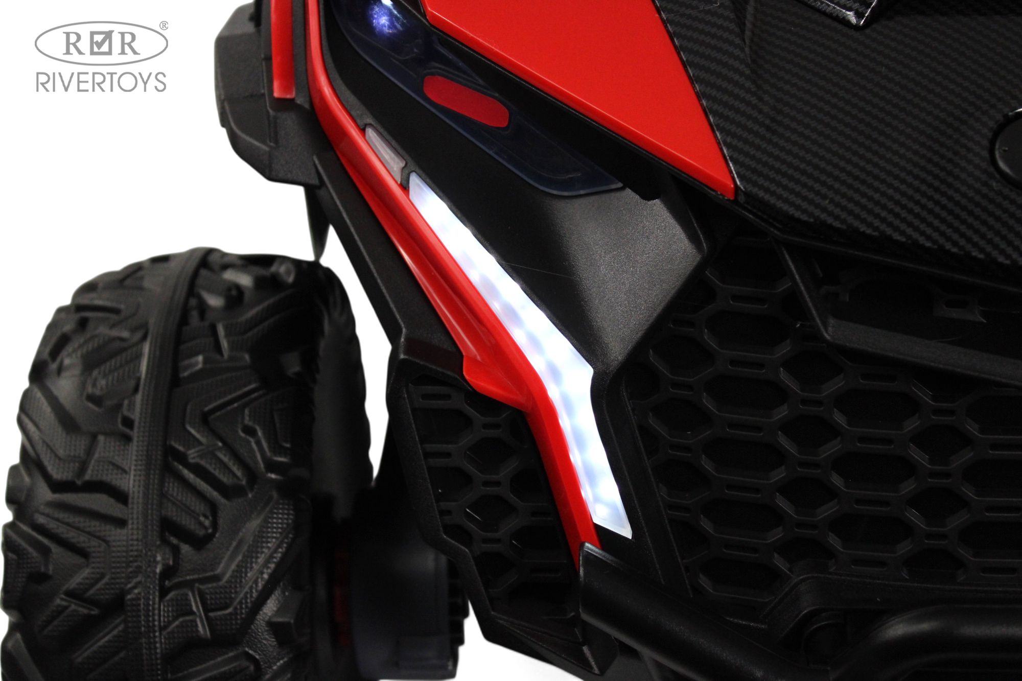 Электромобиль RIVERTOYS K555KK-BUGGY-RED С пультом ДУ - фото 14