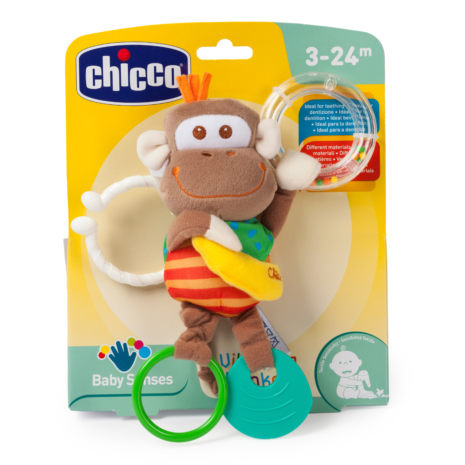 Игрушка Chicco погремушка Обезьянка - фото 2