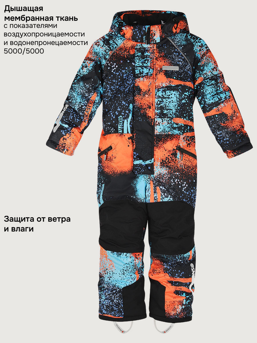 Комбинезон NIKASTYLE Комбинезон 8з4525 оранж/черный - фото 3