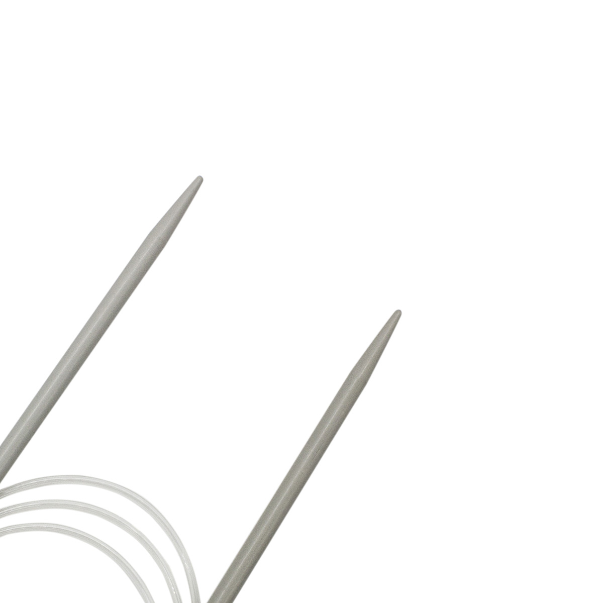 Спицы круговые Pony для вязания алюминиевые с пластиковым тросиком 5 мм 100 см 52211 - фото 3