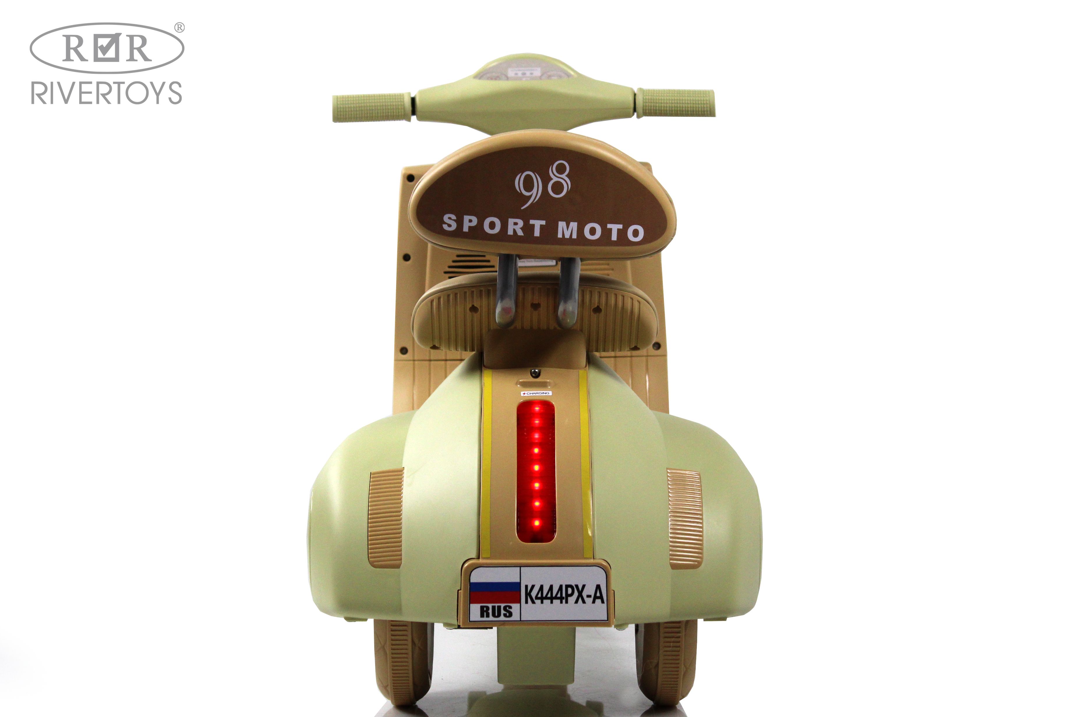 Электромобиль RIVERTOYS K444PX-A-GREEN - фото 4